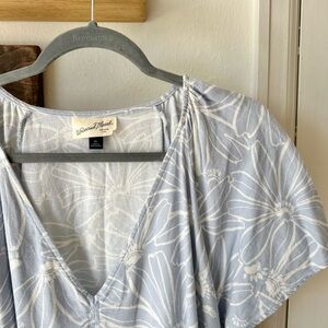 Light Blue Floral Dress